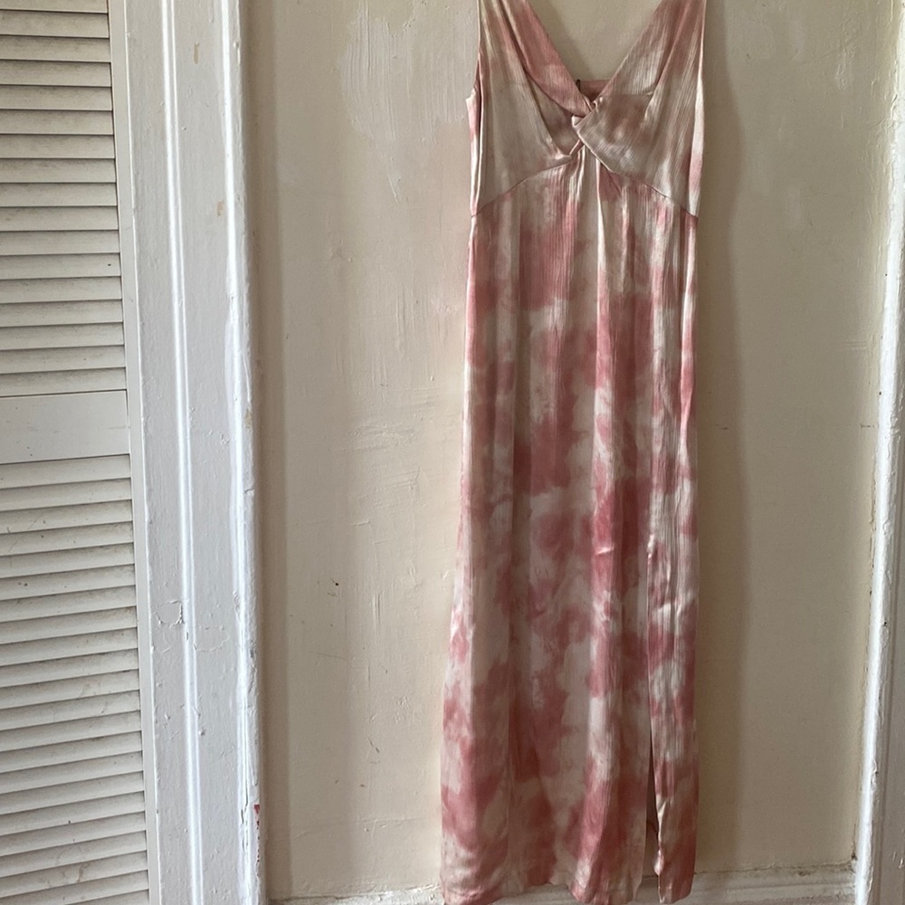 Zara Flowy tied dye dress